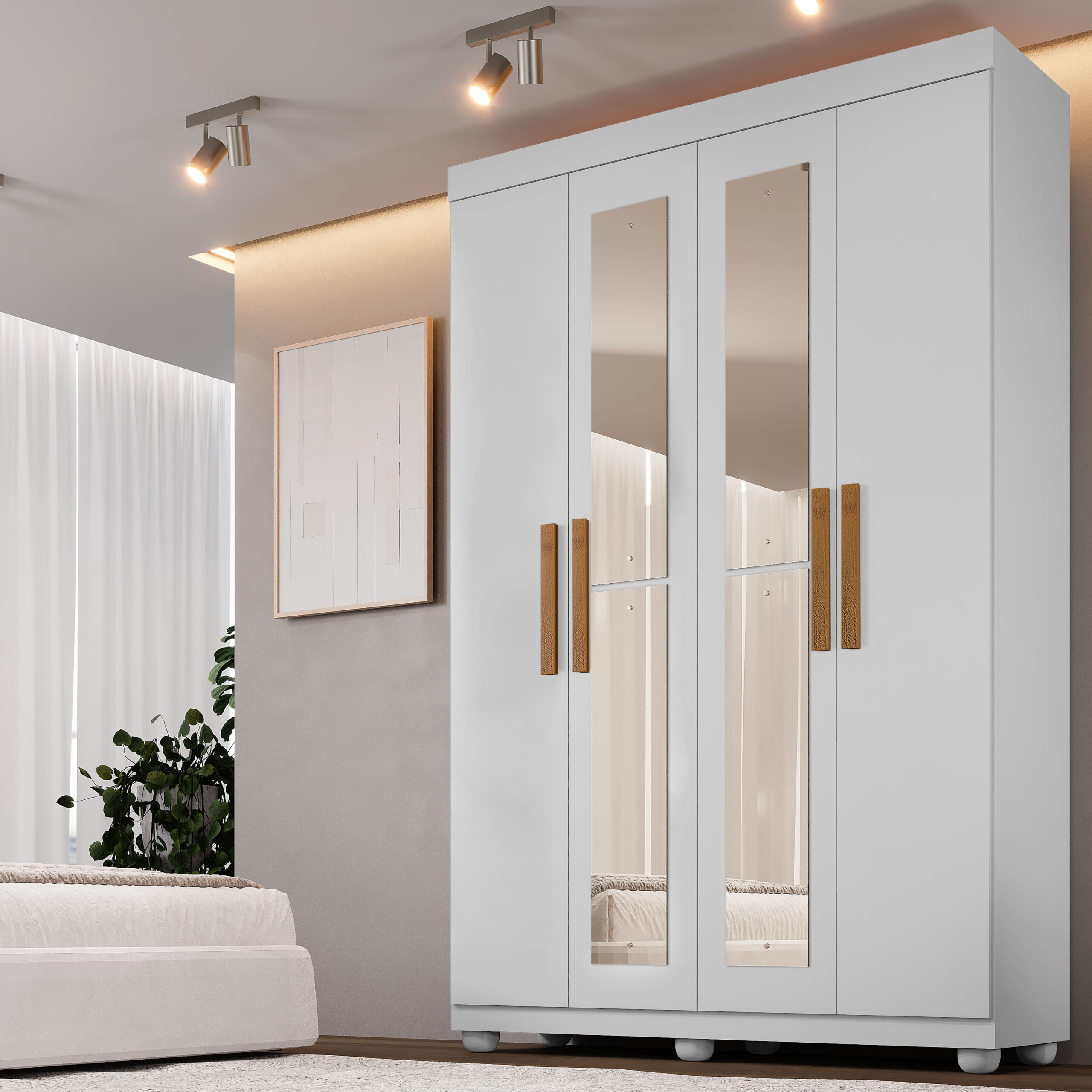 Parma 4 Portas - Branco-3X3